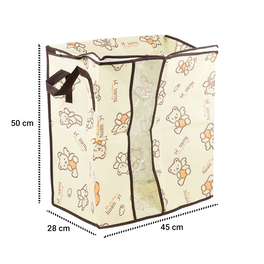 Kantong Laundry Penyimpan Selimut Handuk Murah / Kantong Organizer Penyimpanan Pakaian Fabric Storage Box