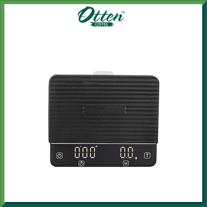 Timbangan Digital Kopi Waterproof USB Charging (Black)