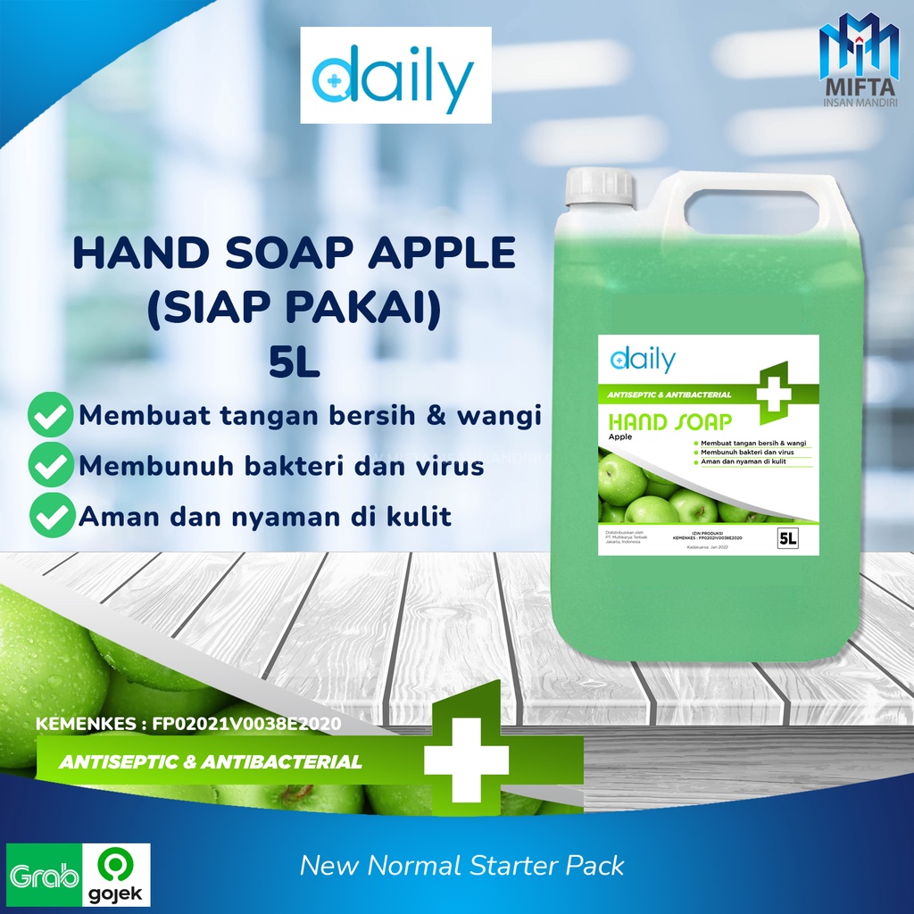 SABUN CUCI TANGAN / HAND SOAP / DAILY HANDSOAP / SABUN CAIR 5 LITER