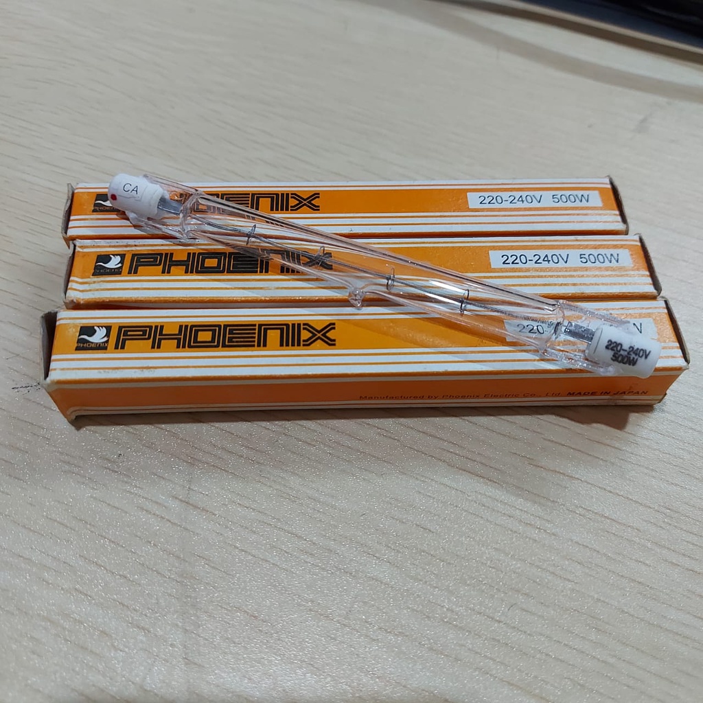 Bohlam Lampu Sorot Halogen Stick 500w Tembak Led Halogen Stik Plusline 500 watt
