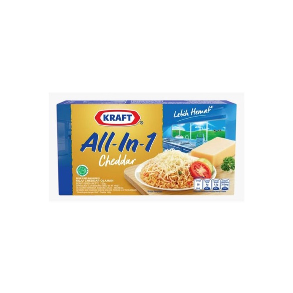 

Keju KRAFT All In Chedar 165 gr