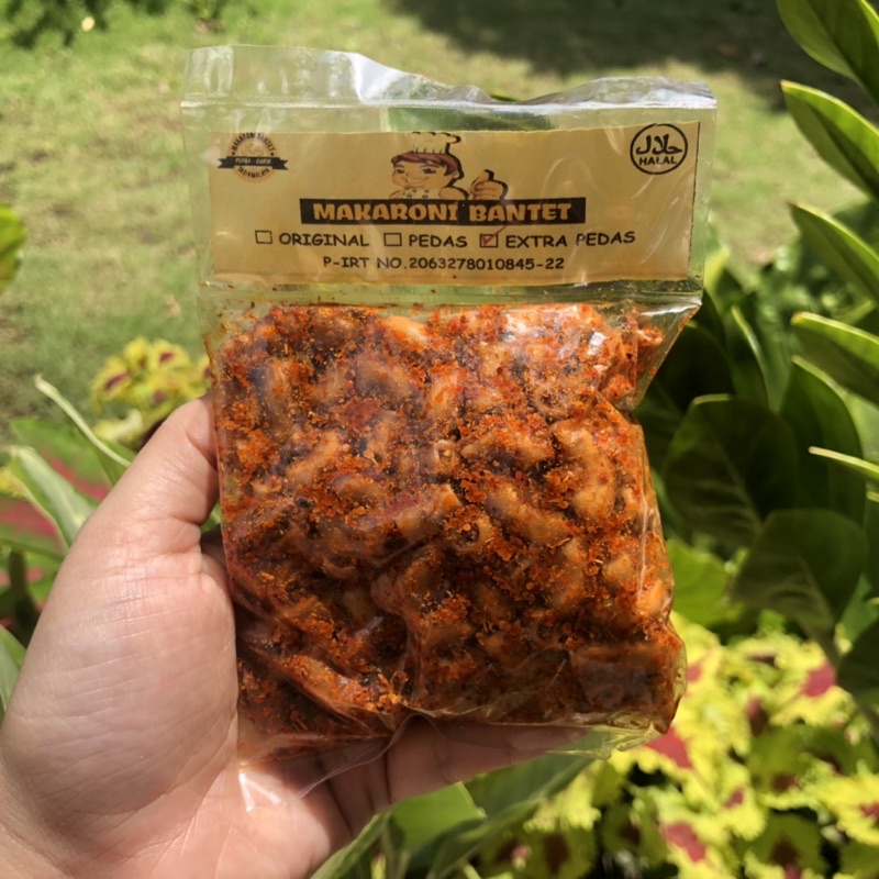 

READY STOCK MAKARONI BANTET CAP KOKI PEDAS VIRAL KHAS TASIKMALAYA