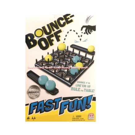 Bounce Off Fast Fun Permainan Rule And Table Bounce off fast fun Mattel permainan strategi anak Bounceoff