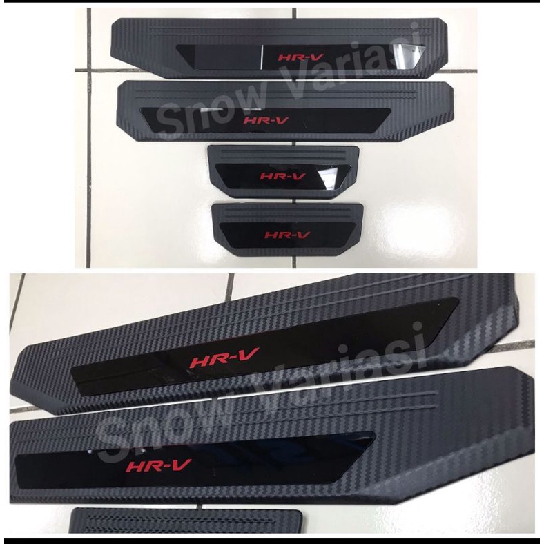 Sil sill plate sillplate samping side scuff plate hrv 2016 2021 exclusive carbon JSL