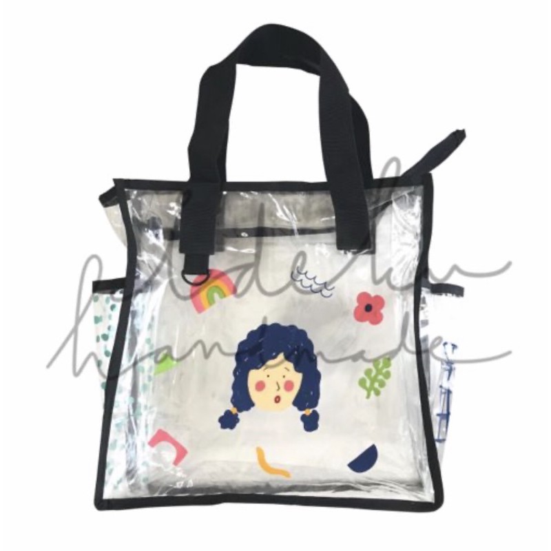 Clear pouch Pubi ideku handmade / clear bag pubi idekuhandmade