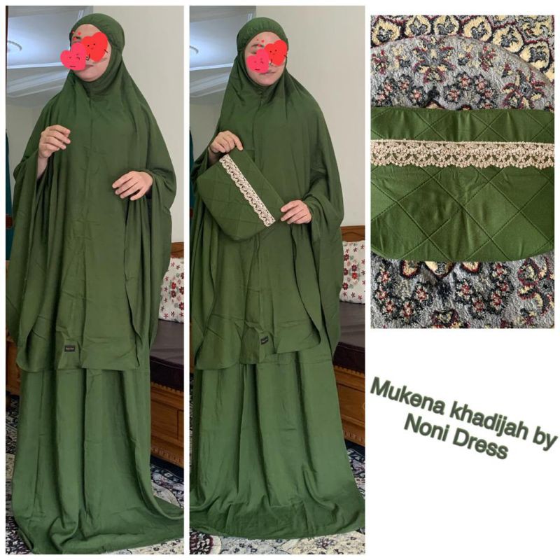MUKENA KHADIJAH Mukena Dewasa Original by NONI DRESS
