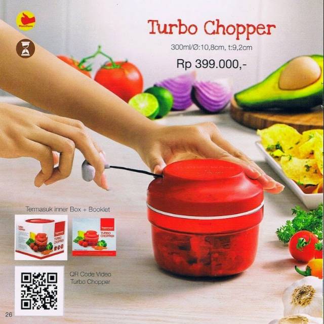 Turbo chopper Tupperware
