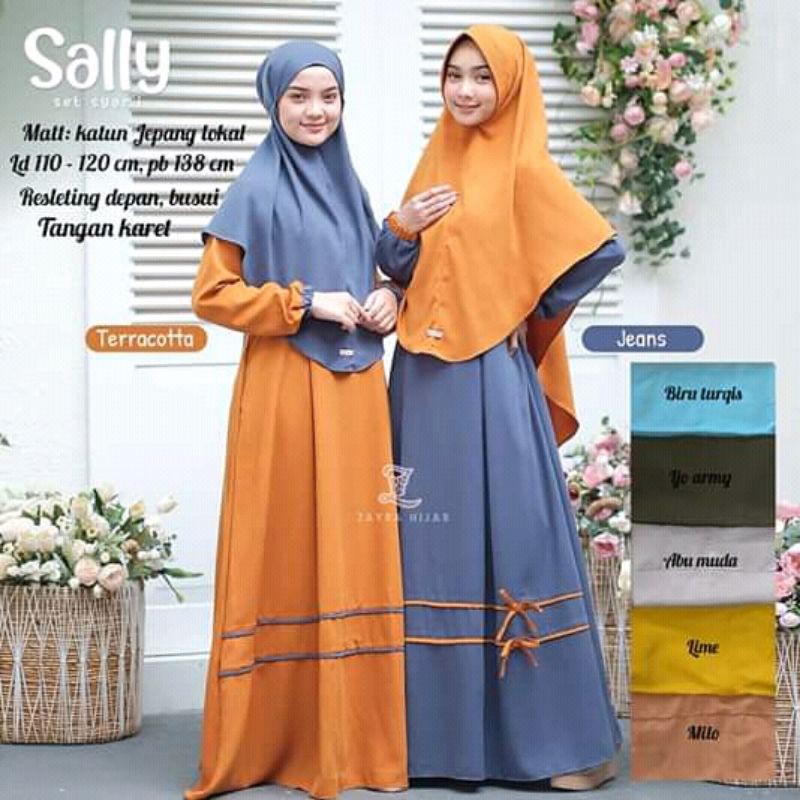 Gamis katun polos termurah
