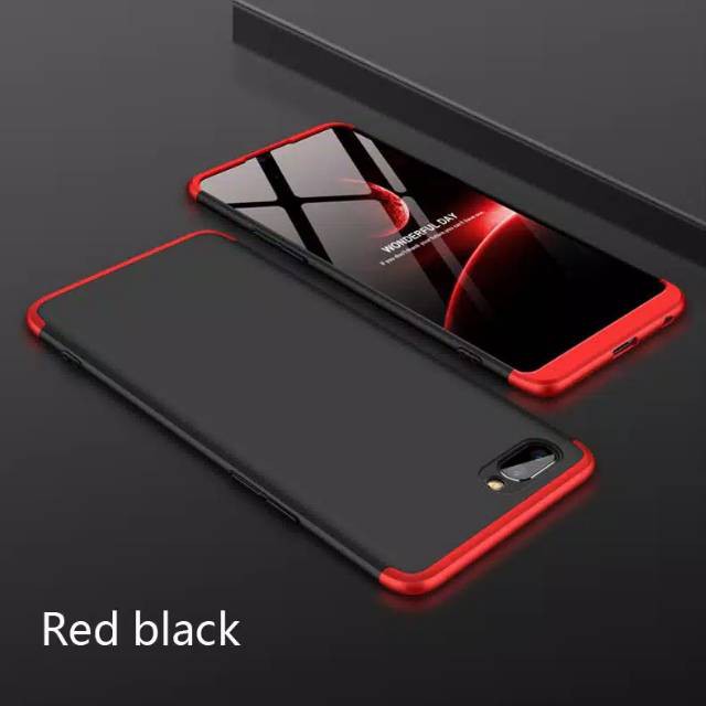Oppo A3s Hard Case Armor 360 GKK Original 3in1 Full Cover Casing