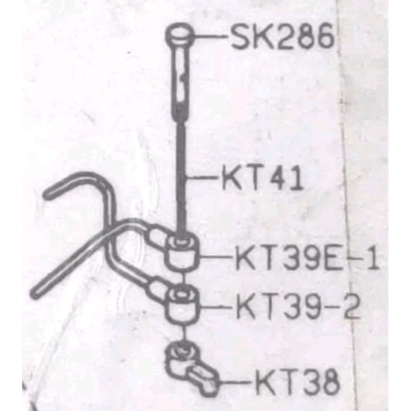 KT-38 Siruba mesin obras 737/747/757/767