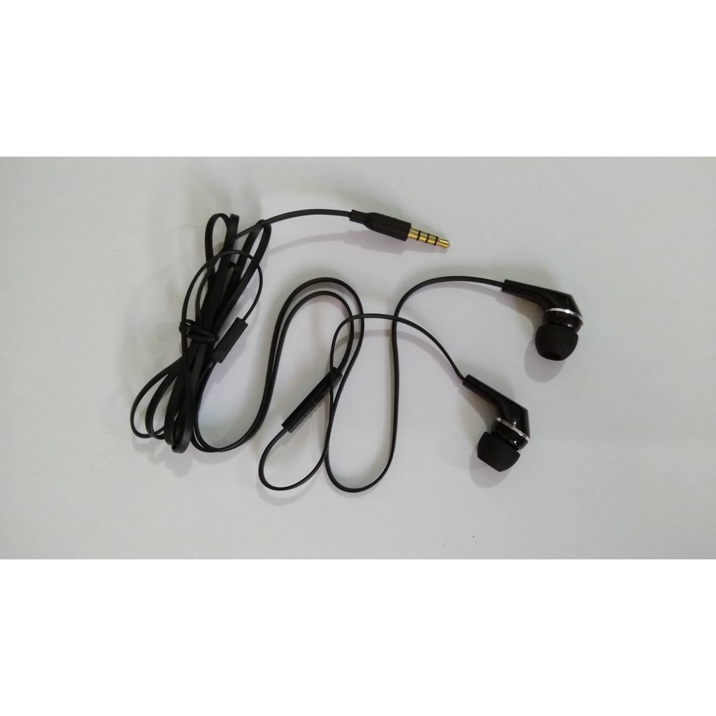 HANDSFREE EARPHONE HEADSET LENOVO BLACK ORIGINAL 100%