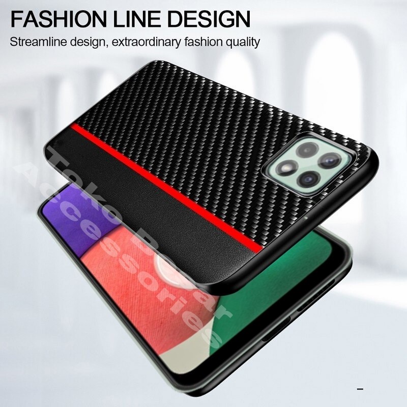 Casing Carbon Samsung Galaxy A22 5G 2021 Cover Original