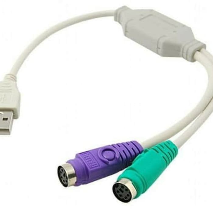 Kabel Konverter USB To PS2 Keyboard &amp; Mouse