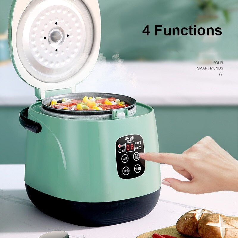 JIASHI Rice Cooker Mini Multifungsi Tipe Smart 0.8L - JSD-8882A - Brown