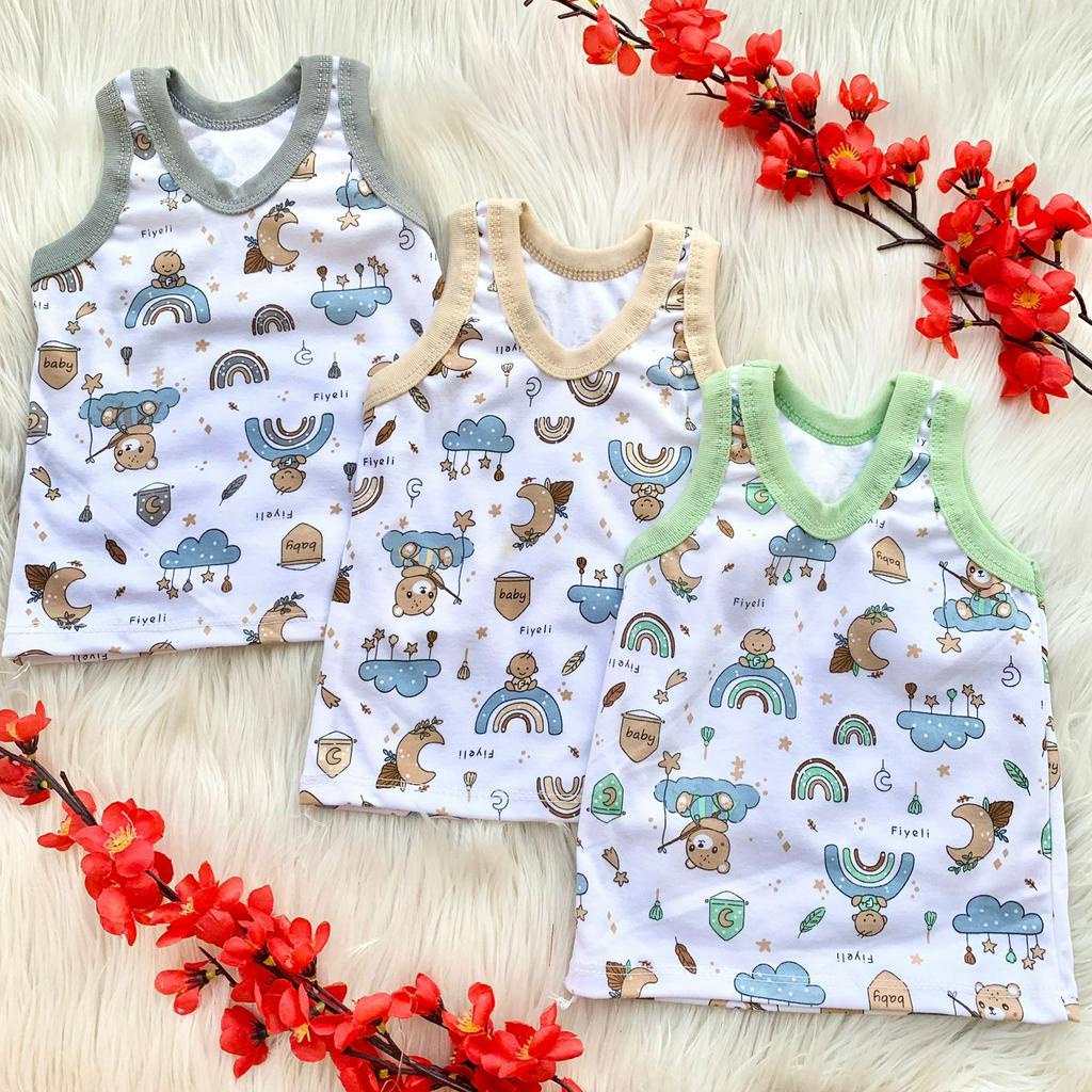 FYL baju kaos kutang singlet motif lucu bestseller fashion anak bayi cewek cowok laki unisex murah