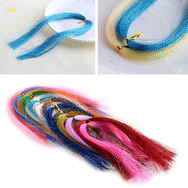 Sun 100Pcs / Kantong Tali Pengikat Umpan Pancing Fly Fishing DIY