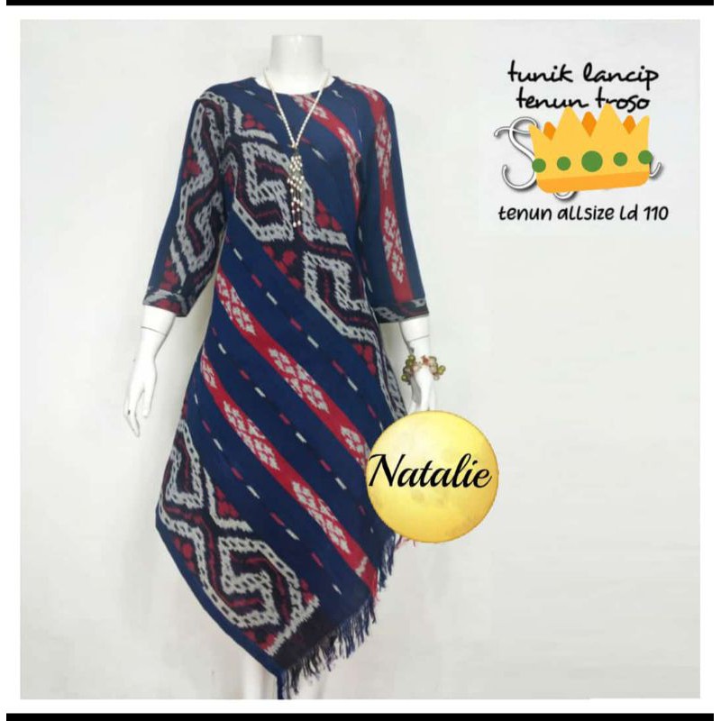 tunik lancip tenun troso