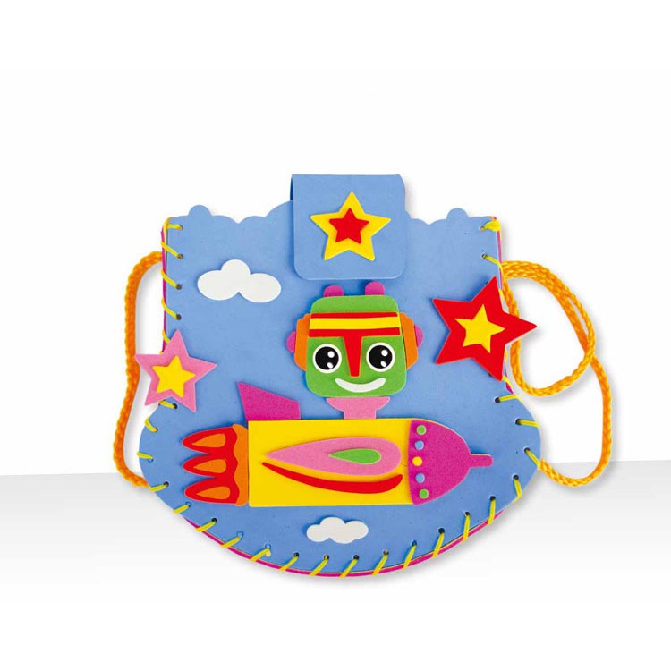 

DT010 Paket Prakarya Anak DIY Tas Sponge Spons Eva 3D Tempel Stiker