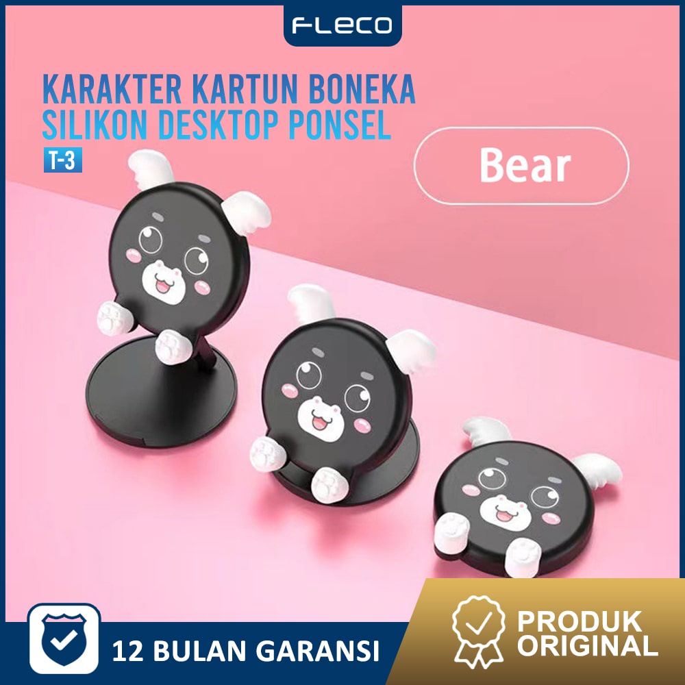 Holder Hp Karakter Murah Phone stand Holder universal Holder Handphone T3 original karakter 5D lucu Phone Holder FLECO