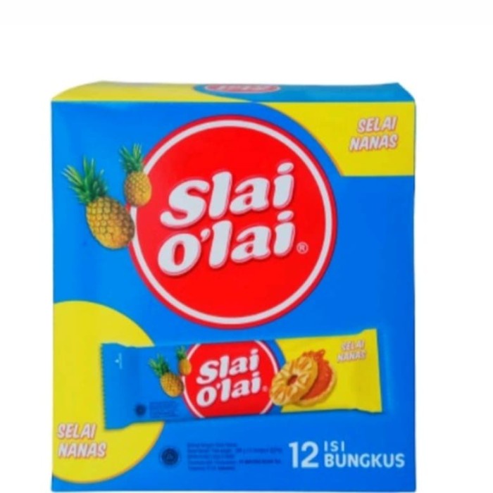 

Wafer-Biskuit- Slai Olai Biskuit Selai 12 X 24 Gram - Blueberry -Biskuit-Wafer.