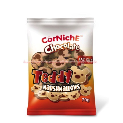 Corniche Chocolate Teddy Bear Marshmallow Marsmelow Cornice Coklat 70g