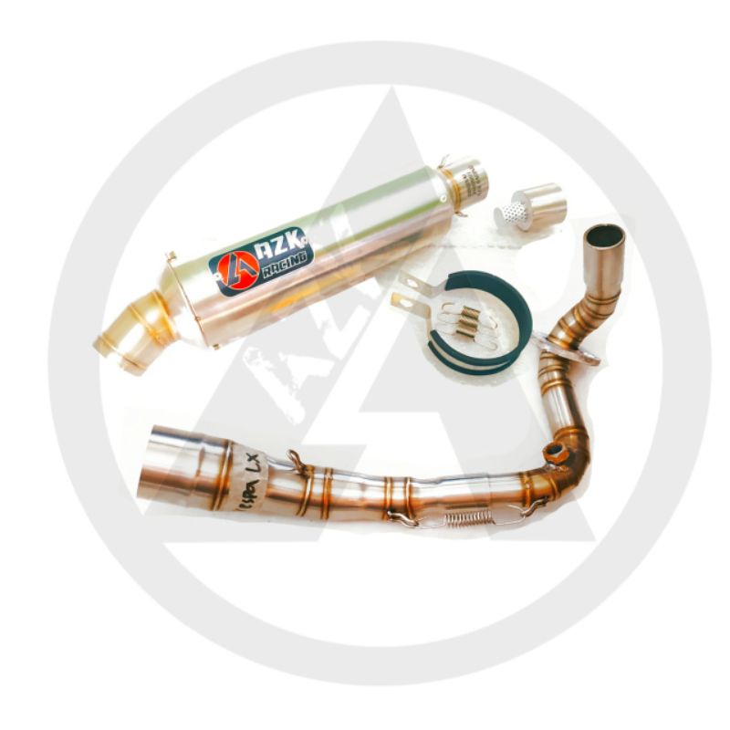Knalpot Racing Vespa LX 125 - Original Azk Racing