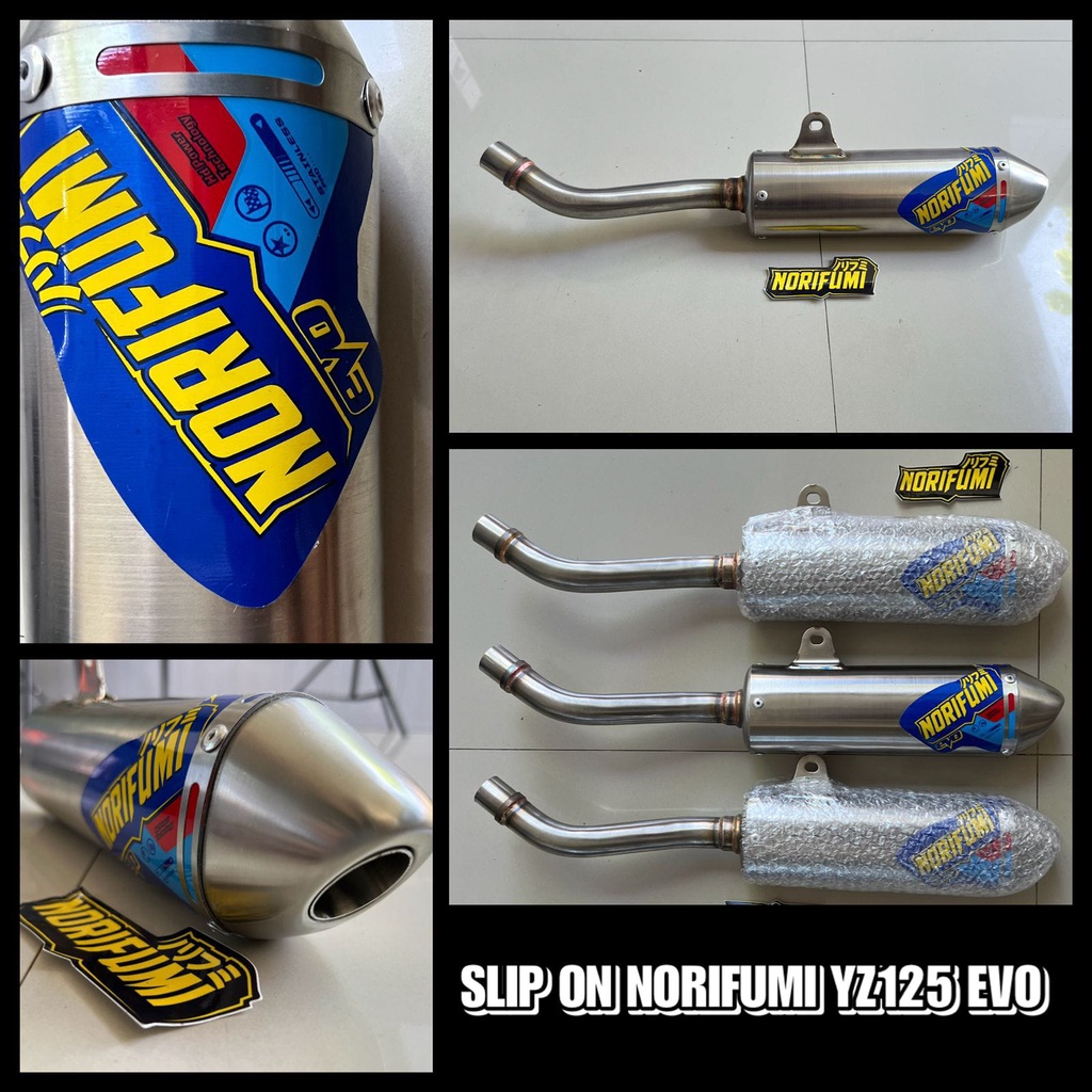 SLIP ON SILINCER YZ 125 KNALPOT YZ125 NORIFUMI ORIGINAL