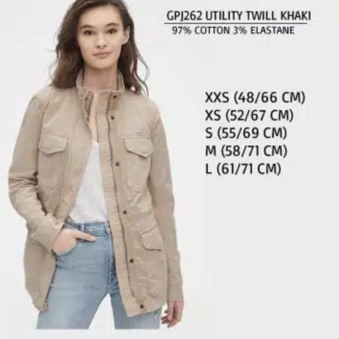 TERBAIK Parka Wanita - utility Jacket Jaket GAP