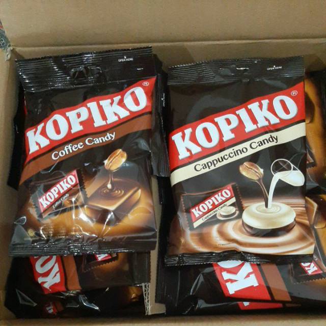 

Permen KOPIKO Coffee Candy dan KOPIKO capucino candy 1 bag / pack ( isi 50 pcs )