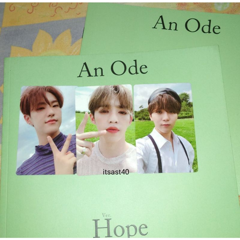 Seventeen 'An Ode' PC/PB Beret, Non Beret (Hope ver.) - Scoups, Seungkwan, DK
