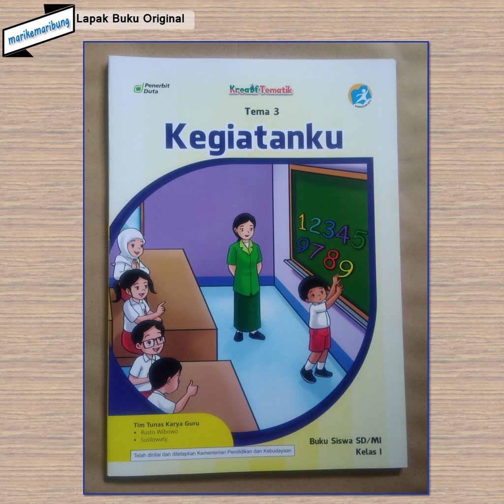 Buku Tematik SD Kelas 1: Tema 3 Kegiatanku