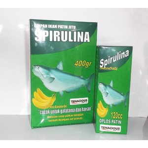 

umpan spirulina rasa pisang