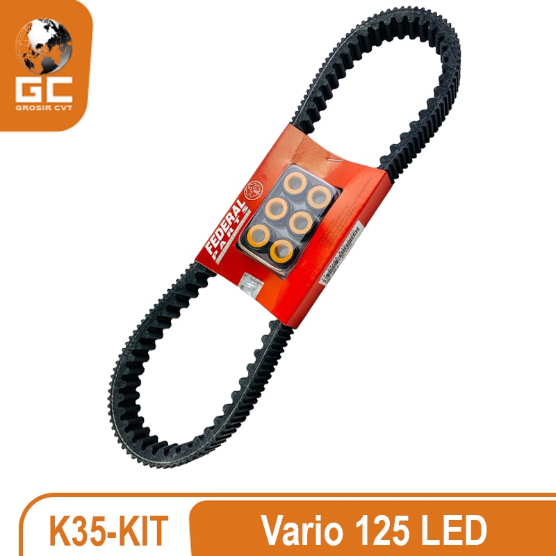 Federal Vanbelt V Belt Van belt Fanbelt Kit Assy Set Honda Vario 125 ESP LED Injeksi FP-231PA-K35-2700