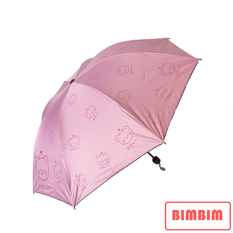 Payung Lipat 4 Fancy Motif Beruang Lucu