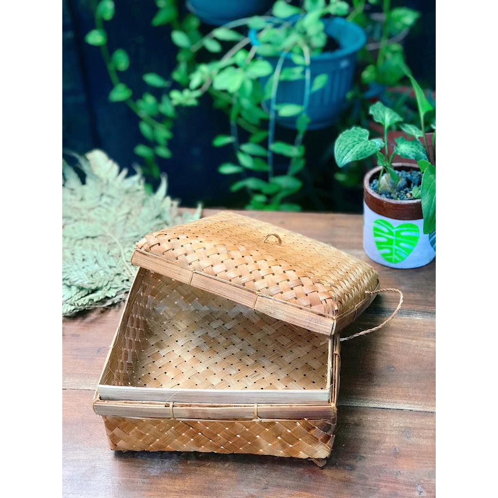 keranjang sokase bambu / KERANJANG HAMPERS lebaran BAMBU SOKASE / kotak hampers lebaran bambu/ wadah