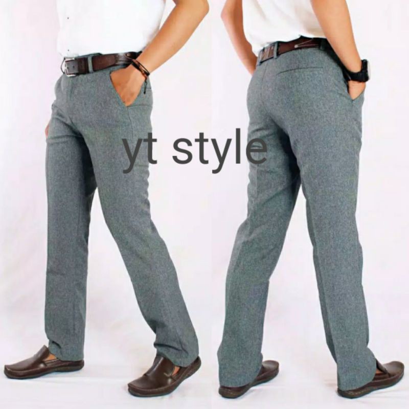 promo burlois / celana kantor pria slimfit / celana bahan slimfit pria burlois / celana kerja pria