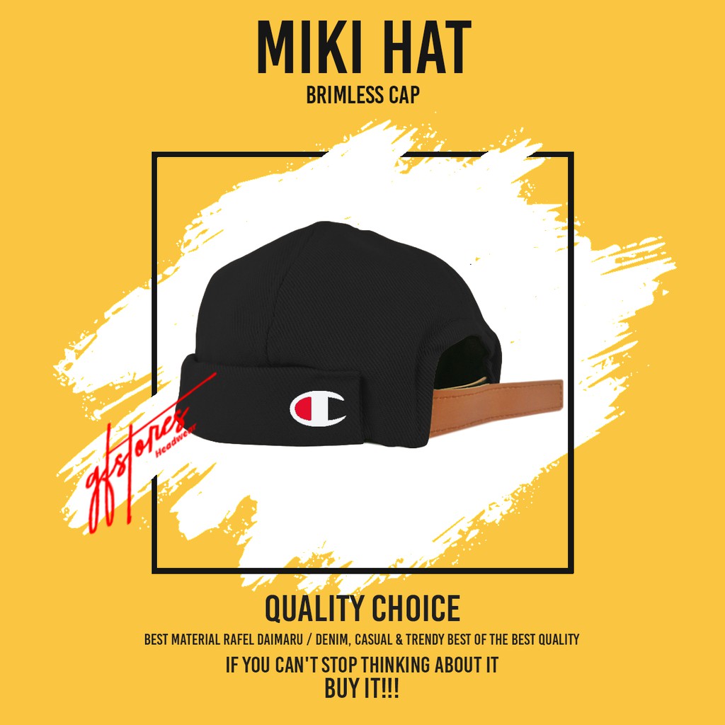 Topi Pria Dewasa Peci Miki Hat Champion Kualitas Import / Topi / Peci / Topi Pria / Miki hat