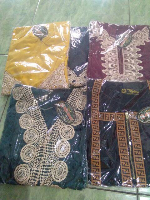S-m-l-xl-xxl-3l-4l-5l Batik Tunik Wanita Unggul Jaya Asj Sa Hrb026 Kenongo Pekalongan Sogan Tulis