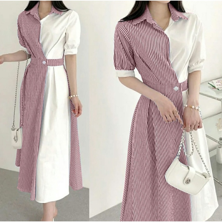 [ MOCIIESHOP ] DRESS SAMI / MC / ARMATIK / DRESS KOREA / MIDI DRESS KOREA / DRESS WANITA CASIA DRESS