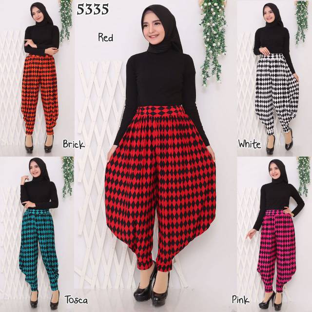 Celana Panjang Wanita Celana Aladin Bahan Jersey Korea 5335