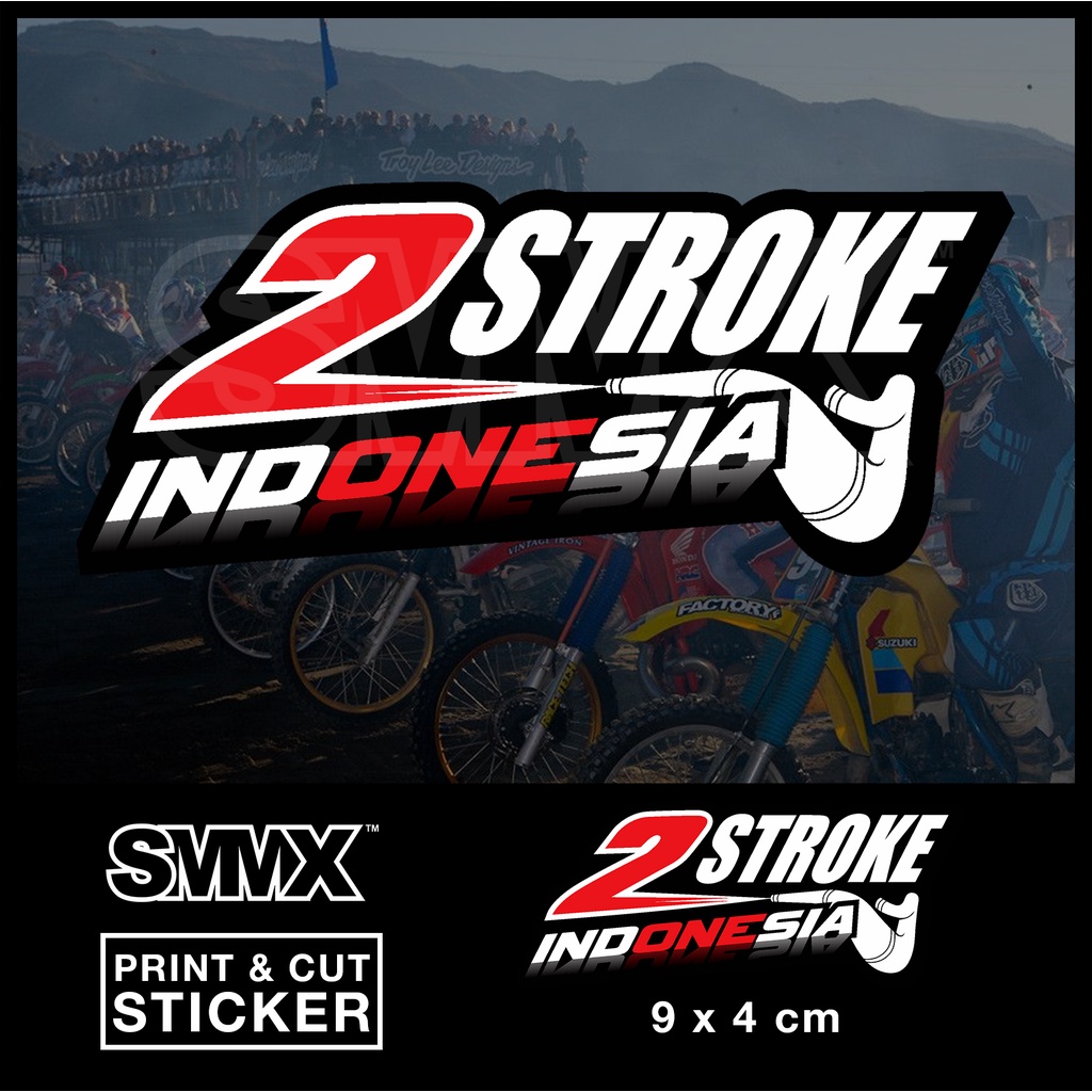 Jual Sticker stiker 2 Stroke Lovers Indonesia, 2 tak Indonesia|Shopee ...