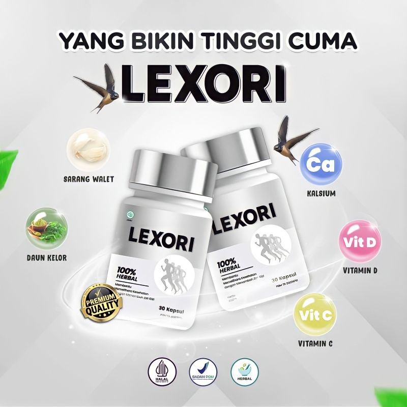 TERBARU LEXORI PENINGGI BADAN TERBAIK DIDUNIA/PENINGGI BADAN TERBAIK TERAMPUH /KAPSUL PENINGGI BADAN