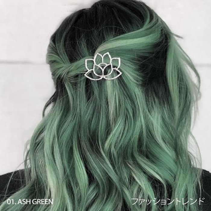 Chaoben 01 Ash Green Pewarna Rambut Hijau Abu Shopee Indonesia