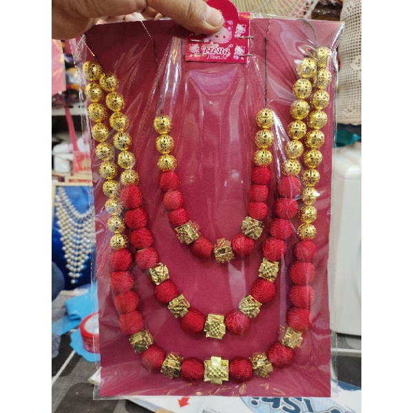 acesoris kalung koto gadang susun 3.