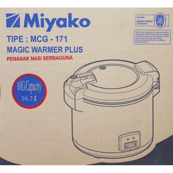 Magic Com Miyako MCG 171 [6 Liter]