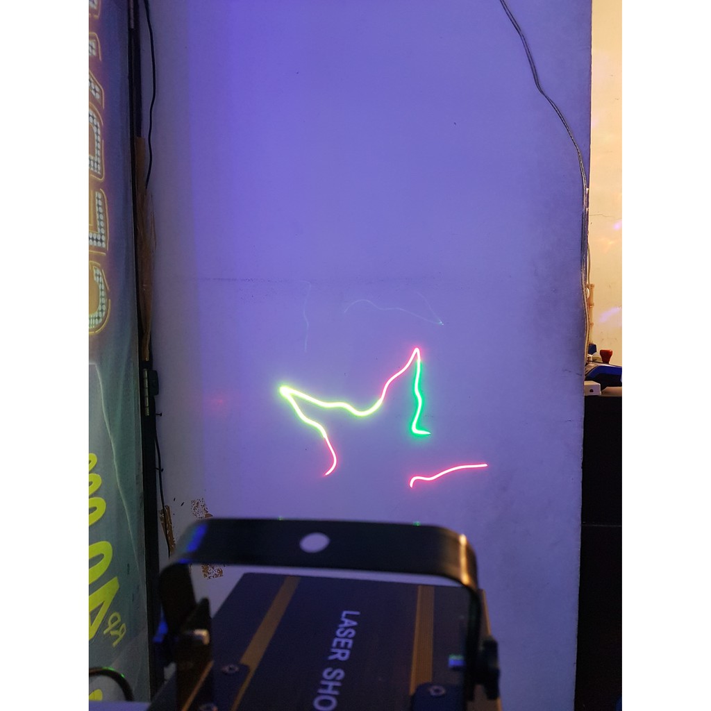 Laser Show System Auto Sound Active (Motif Garis)
