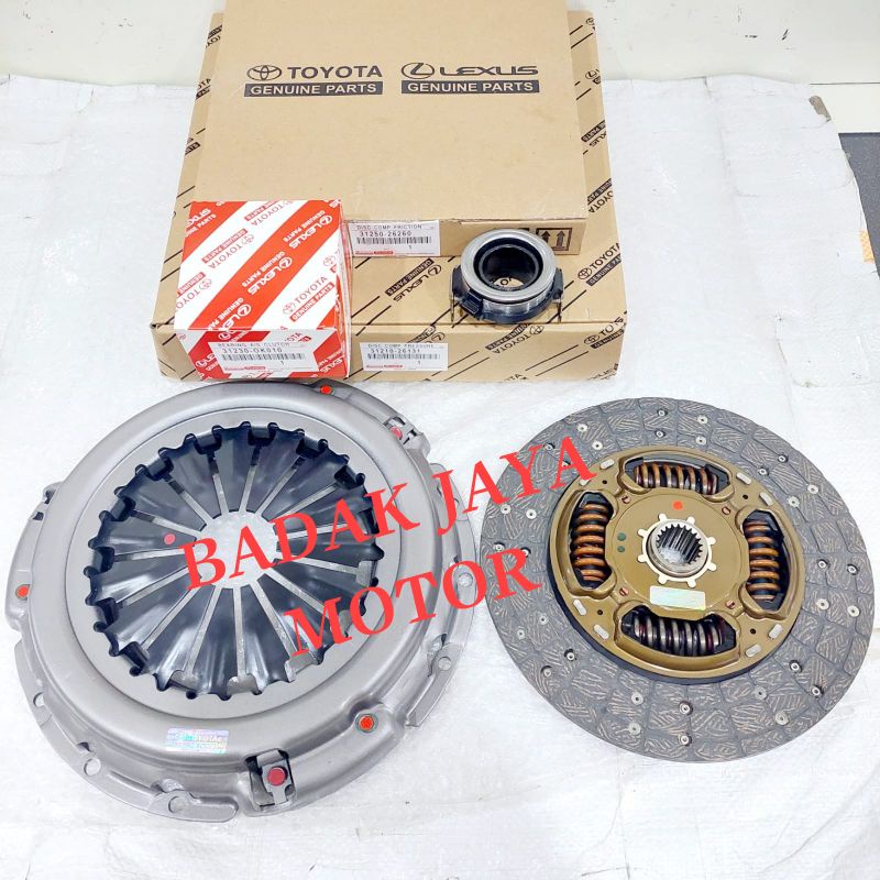 KOPLING SET TOYOTA HILUX FORTUNER 2.5 2500CC ORIGINAL