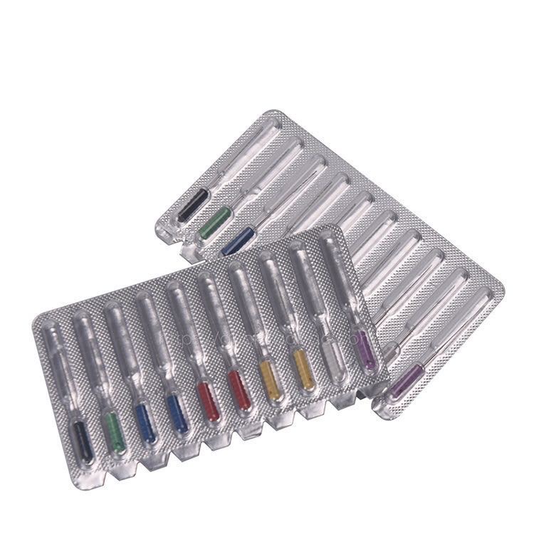 Dental Barbed broach spiro colorinox / endo jarum ekstirpasi