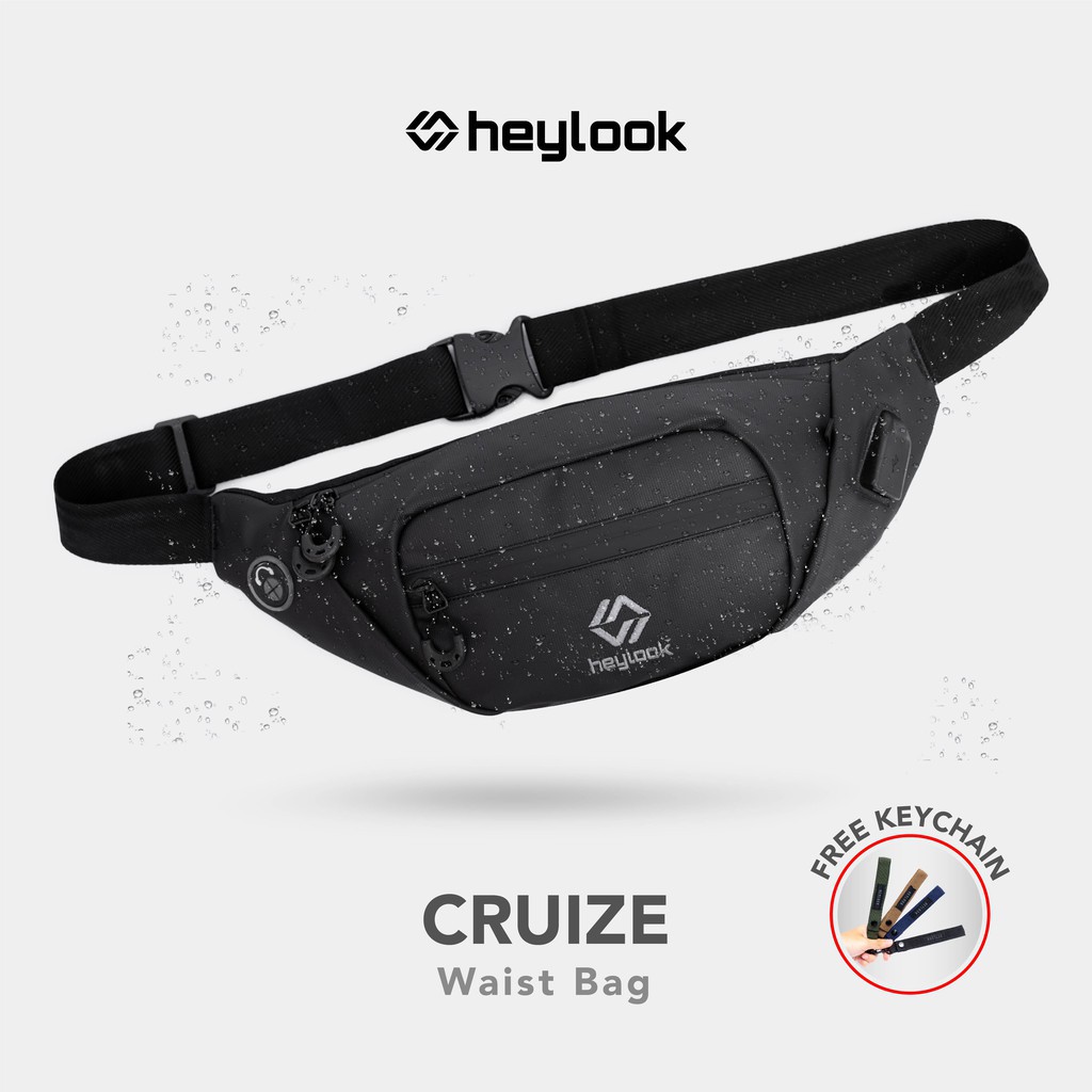 Tas Selempang CRUIZE-1 Pria Bisa Wanita Tas Fashion Waterproof New Model 2020 HOT PRODUK Terbaru