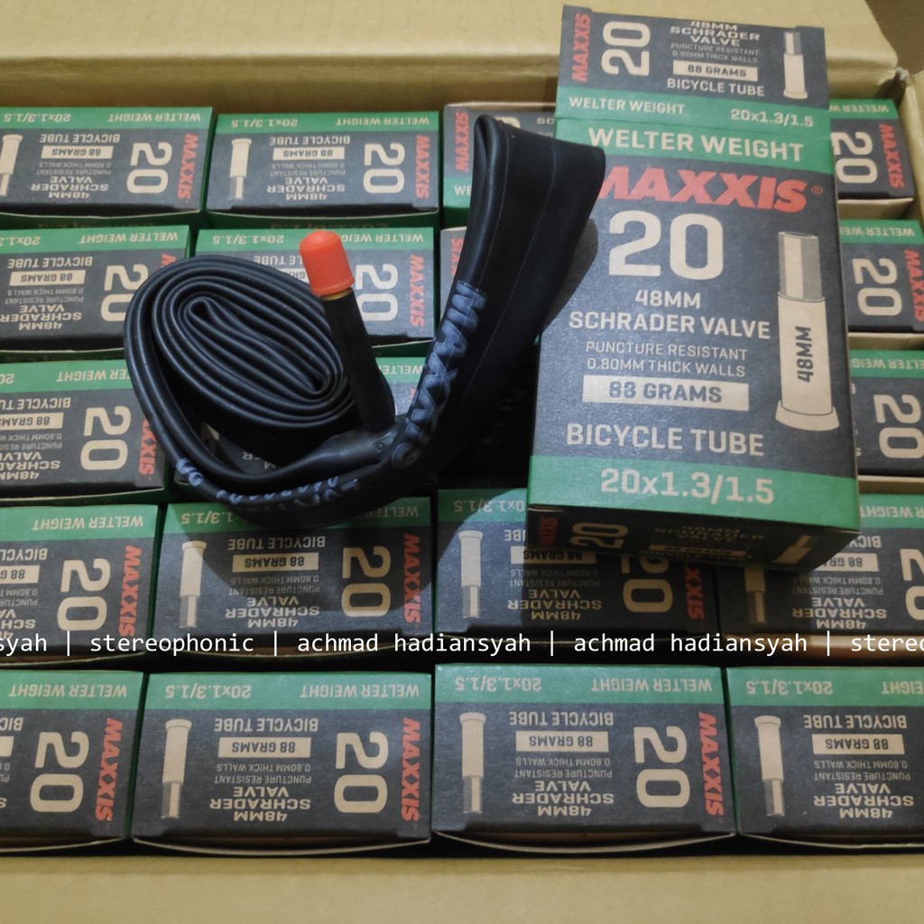 Ban dalem Seli 20 inch Schrader Valve Ban Dalam MAXXIS 20x1.30 20x1.50 Ban Dalam Pentil besar 20inch